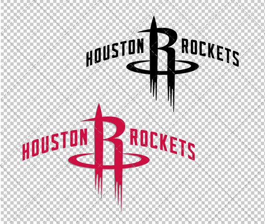 Houston Rockets Jersey 2003 003, Svg, Dxf, Eps, Png - SvgShopArt