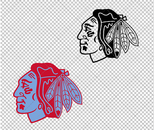 Chicago Blackhawks Concept 1999 008, Svg, Dxf, Eps, Png - SvgShopArt