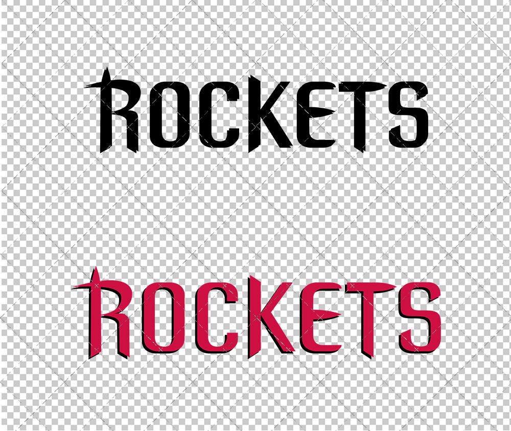 Houston Rockets Jersey 2003, Svg, Dxf, Eps, Png - SvgShopArt