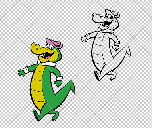 Wally Gator, Svg, Dxf, Eps, Png - SvgShopArt