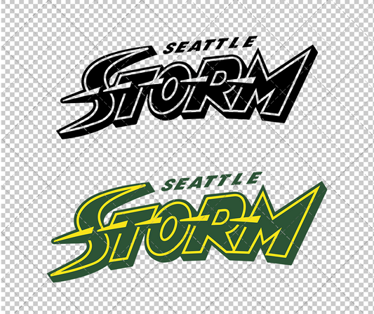 Seattle Storm Wordmark 2016, Svg, Dxf, Eps, Png - SvgShopArt