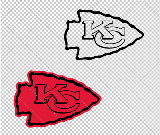 Kansas City Chiefs Concept 1972 007, Svg, Dxf, Eps, Png - SvgShopArt