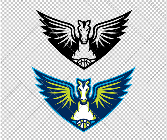 Dallas Wings Alternate 2016, Svg, Dxf, Eps, Png - SvgShopArt