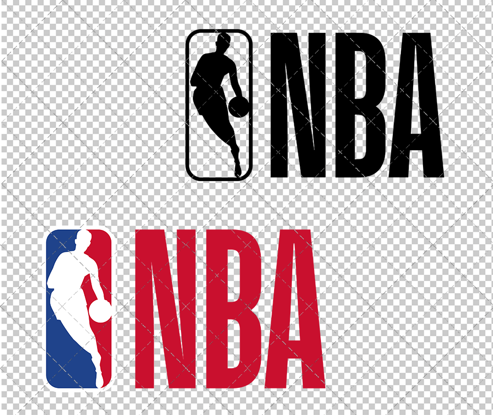 NBA Logo Horizontal 2017 002, Svg, Dxf, Eps, Png - SvgShopArt
