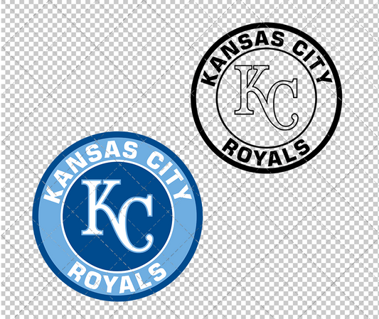 Kansas City Royals Circle 2014, Svg, Dxf, Eps, Png - SvgShopArt