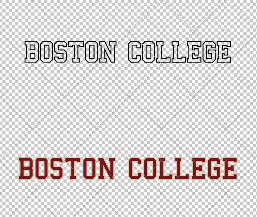 Boston College Eagles Wordmark 2016, Svg, Dxf, Eps, Png