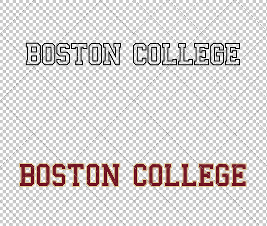 Boston College Eagles Wordmark 2016, Svg, Dxf, Eps, Png