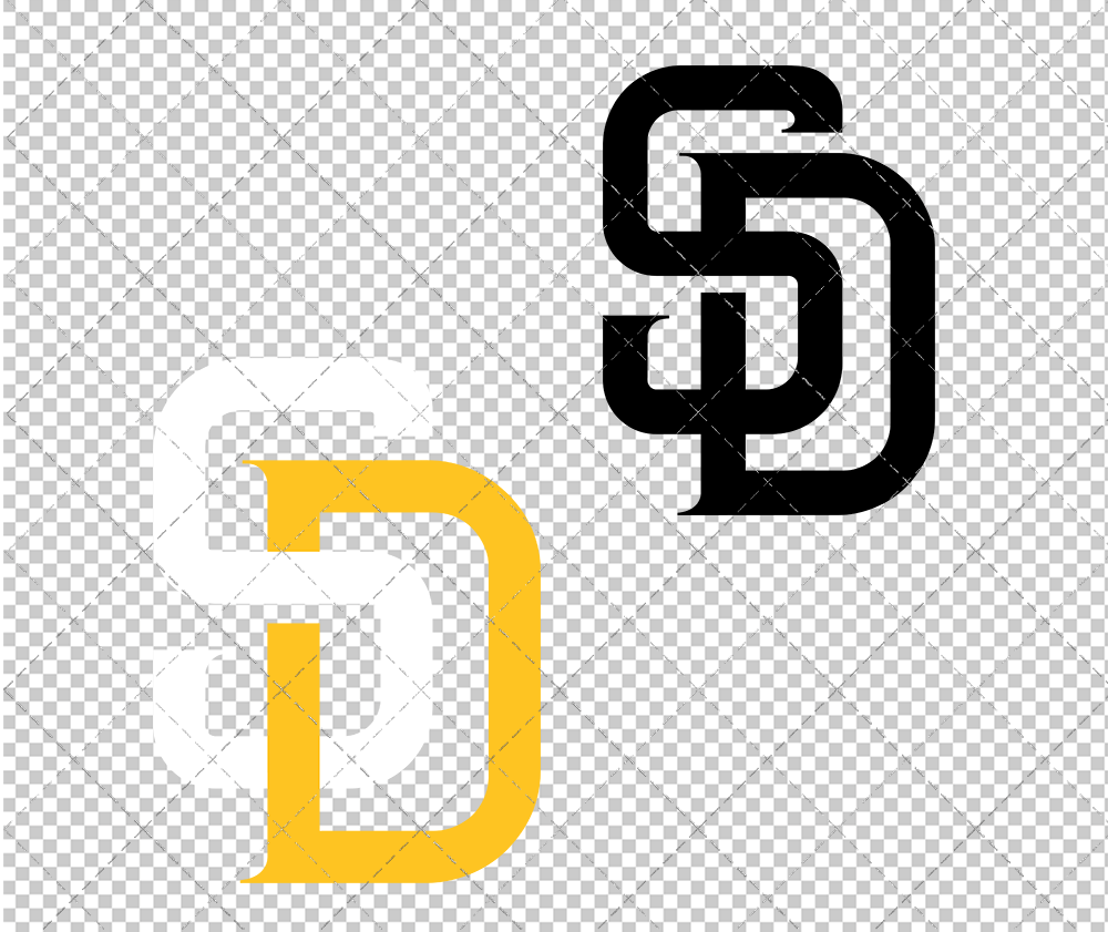 San Diego Padres Cap 2016 002, Svg, Dxf, Eps, Png - SvgShopArt