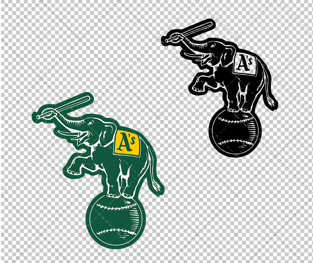 Oakland Athletics Alternate 1988, Svg, Dxf, Eps, Png - SvgShopArt