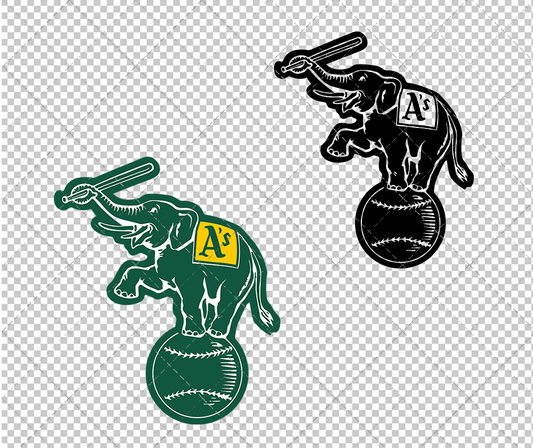 Oakland Athletics Alternate 1988, Svg, Dxf, Eps, Png - SvgShopArt