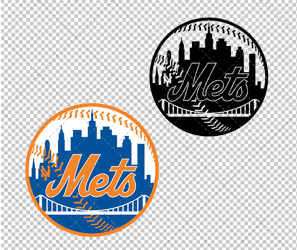 New York Mets 1983, Svg, Dxf, Eps, Png - SvgShopArt