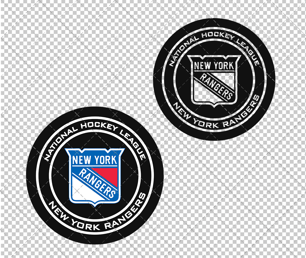 New York Rangers Circle 1971, Svg, Dxf, Eps, Png - SvgShopArt