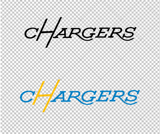 Los Angeles Chargers Wordmark 2018, Svg, Dxf, Eps, Png - SvgShopArt