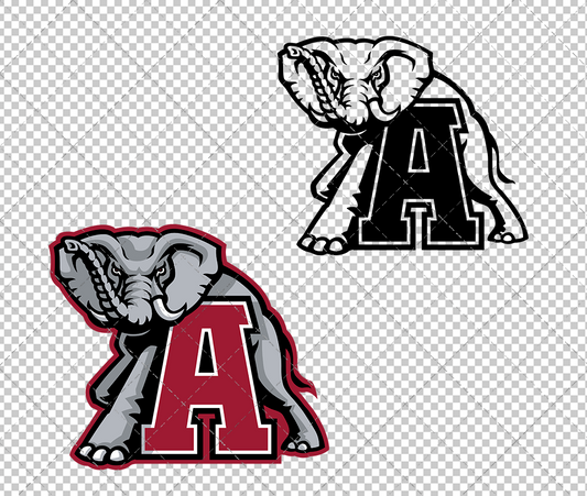 Alabama Crimson Tide Alternate 1998, Svg, Dxf, Eps, Png - SvgShopArt