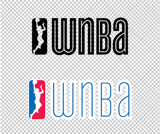 WNBA Logo Wordmark 2013 004, Svg, Dxf, Eps, Png - SvgShopArt