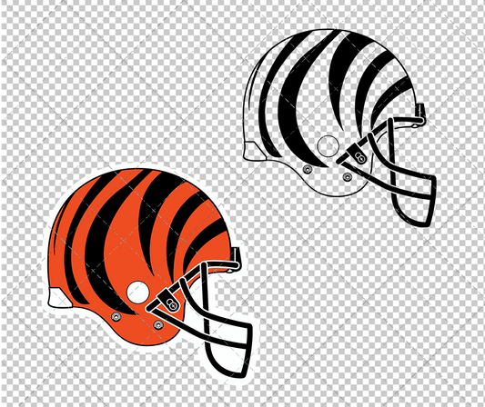 Cincinnati Bengals 1990, Svg, Dxf, Eps, Png - SvgShopArt