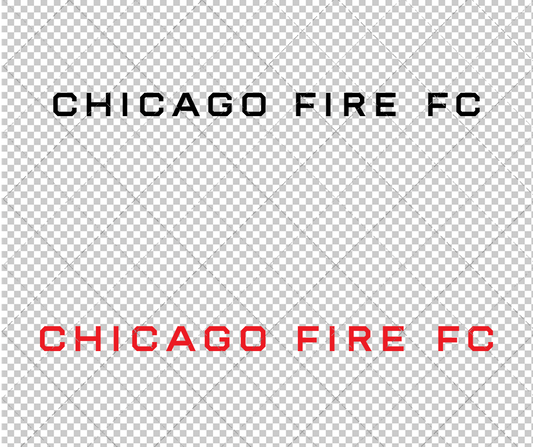 Chicago Fire Wordmark 2022, Svg, Dxf, Eps, Png - SvgShopArt