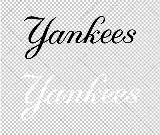 New York Yankees Wordmark 1965 004, Svg, Dxf, Eps, Png - SvgShopArt