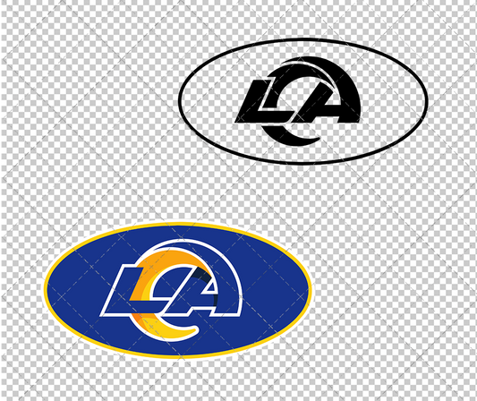 Los Angeles Rams Concept 2020 003, Svg, Dxf, Eps, Png - SvgShopArt