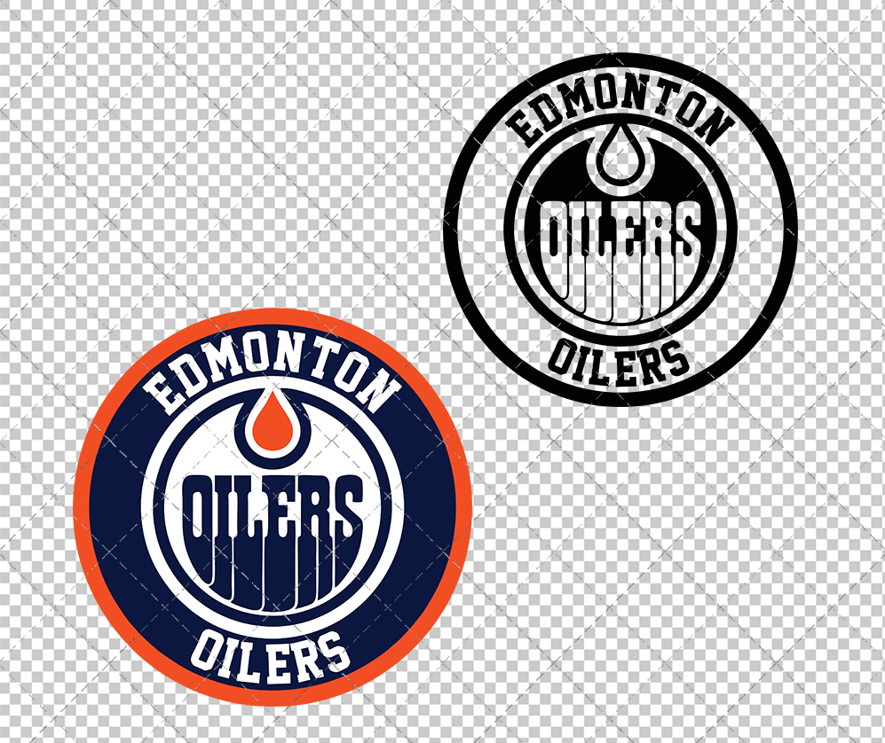 Edmonton Oilers Circle 2017, Svg, Dxf, Eps, Png - SvgShopArt