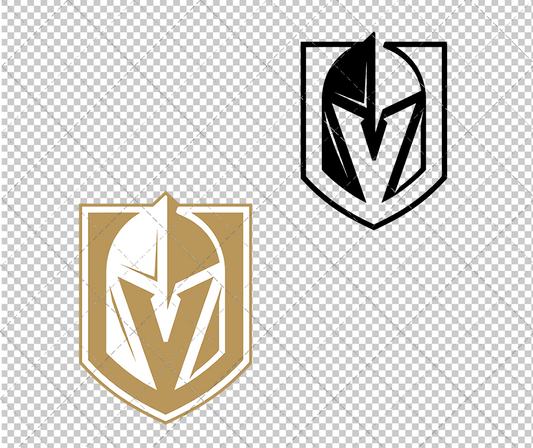 Vegas Golden Knights Concept 2017 006, Svg, Dxf, Eps, Png - SvgShopArt