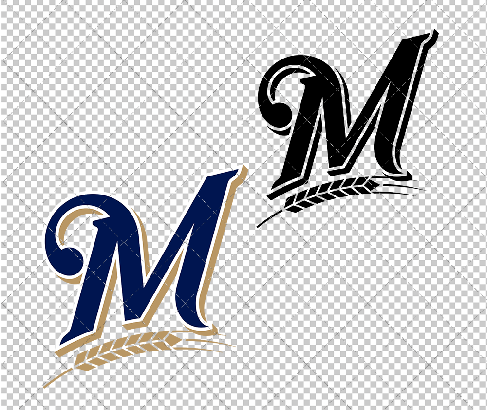 Milwaukee Brewers Alternate 2000, Svg, Dxf, Eps, Png - SvgShopArt