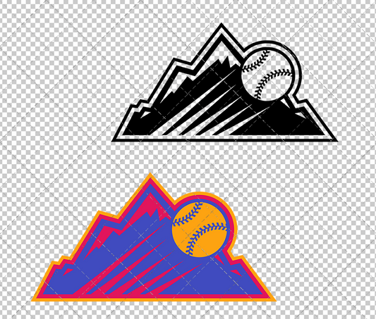 Colorado Rockies City Connect Cap 2025, Svg, Dxf, Eps, Png - SvgShopArt