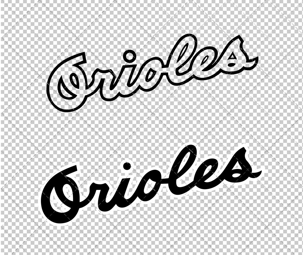 Baltimore Orioles Jersey 1971, Svg, Dxf, Eps, Png - SvgShopArt