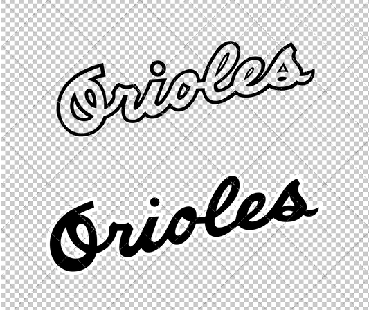 Baltimore Orioles Jersey 1971, Svg, Dxf, Eps, Png - SvgShopArt