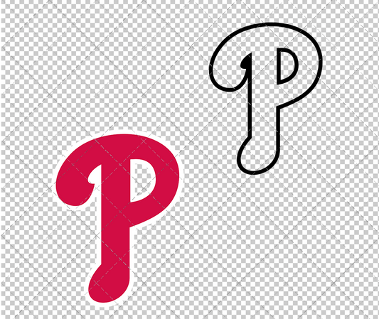 Philadelphia Phillies Cap 1994, Svg, Dxf, Eps, Png - SvgShopArt