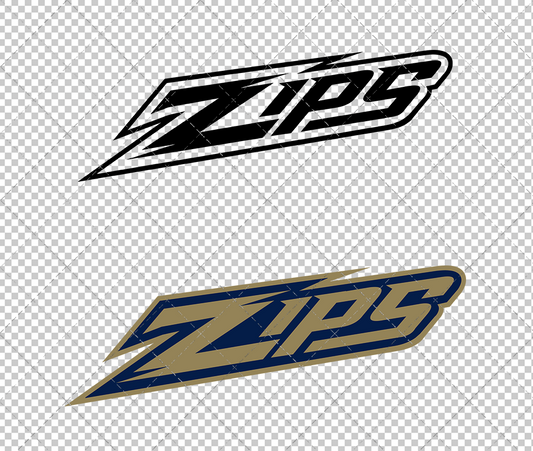 Akron Zips Wordmark 2002, Svg, Dxf, Eps, Png - SvgShopArt