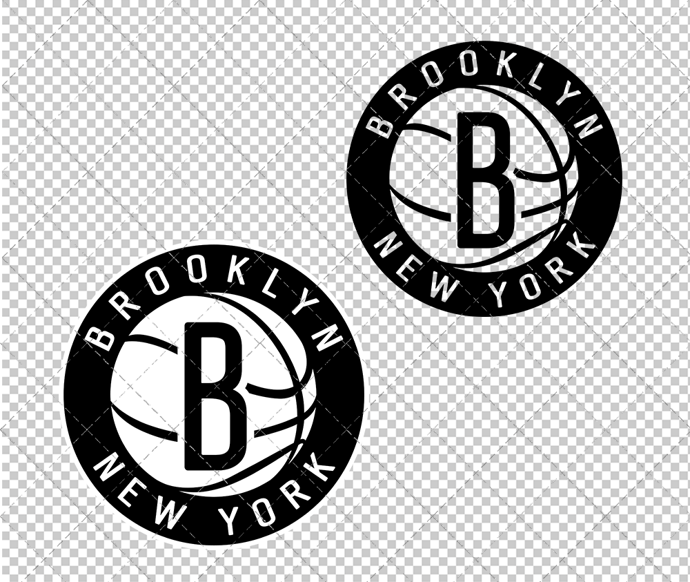 Brooklyn Nets Alternate 2012 004, Svg, Dxf, Eps, Png - SvgShopArt