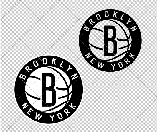 Brooklyn Nets Alternate 2012 004, Svg, Dxf, Eps, Png - SvgShopArt