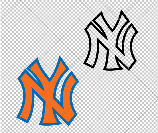 New York Knicks Alternate 1983, Svg, Dxf, Eps, Png - SvgShopArt