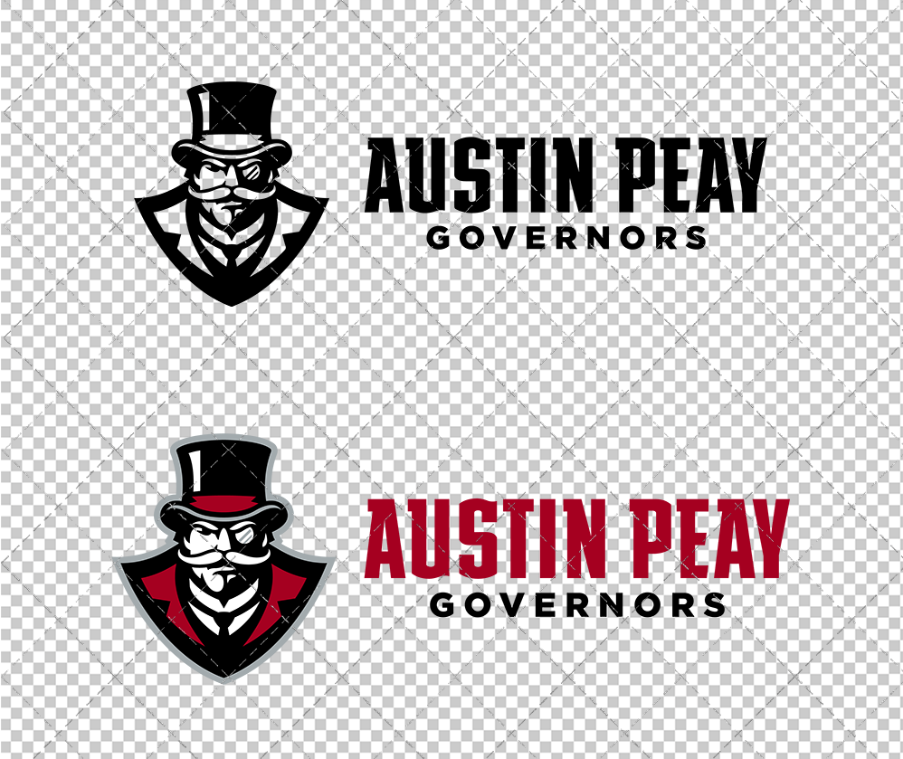 Austin Peay Governors Alternate 2017, Svg, Dxf, Eps, Png - SvgShopArt