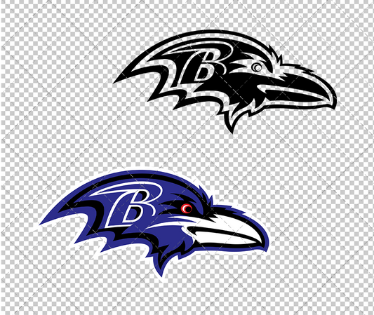 Baltimore Ravens Concept 1999 007, Svg, Dxf, Eps, Png - SvgShopArt