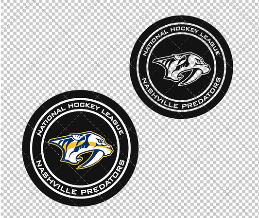 Nashville Predators Circle 2019 003, Svg, Dxf, Eps, Png - SvgShopArt