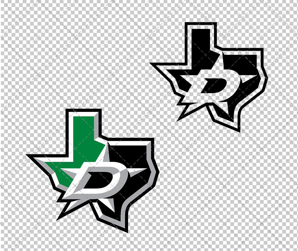 Dallas Stars Alternate 2021, Svg, Dxf, Eps, Png - SvgShopArt