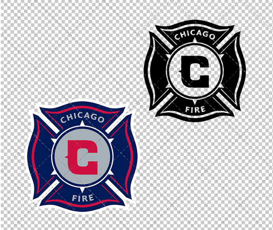 Chicago Fire 2015, Svg, Dxf, Eps, Png - SvgShopArt