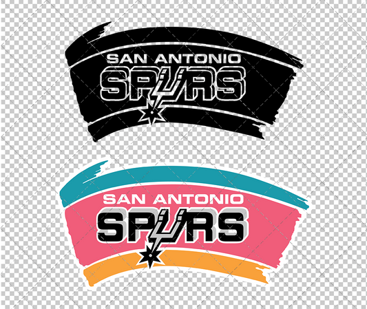 San Antonio Spurs 2000, Svg, Dxf, Eps, Png - SvgShopArt