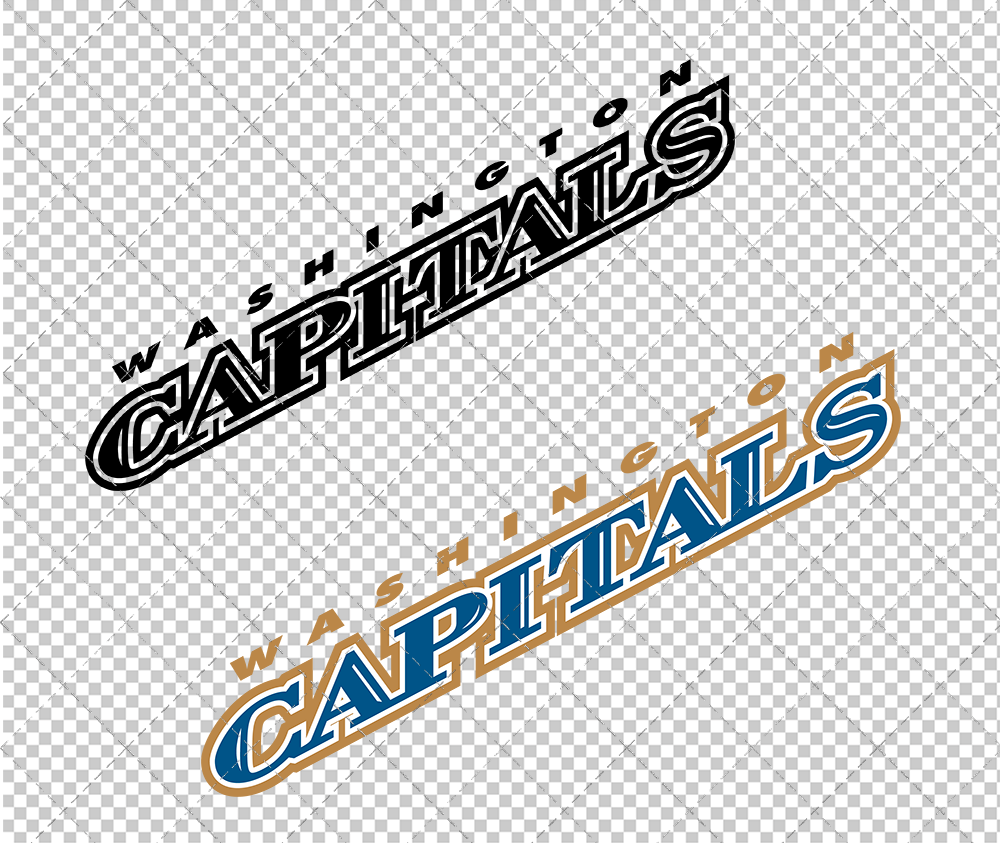 Washington Capitals Wordmark 1995 002, Svg, Dxf, Eps, Png - SvgShopArt