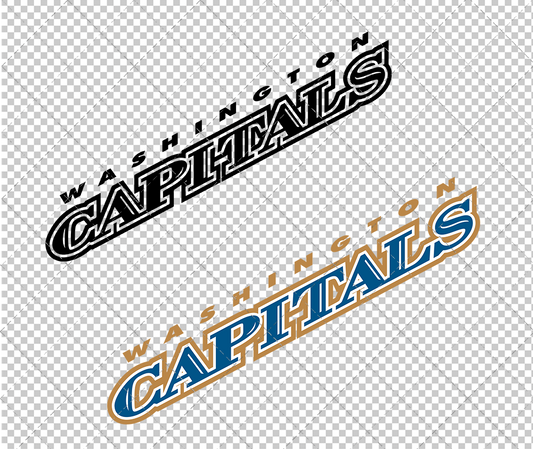 Washington Capitals Wordmark 1995 002, Svg, Dxf, Eps, Png - SvgShopArt