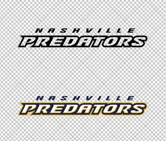 Nashville Predators Wordmark 2019, Svg, Dxf, Eps, Png - SvgShopArt