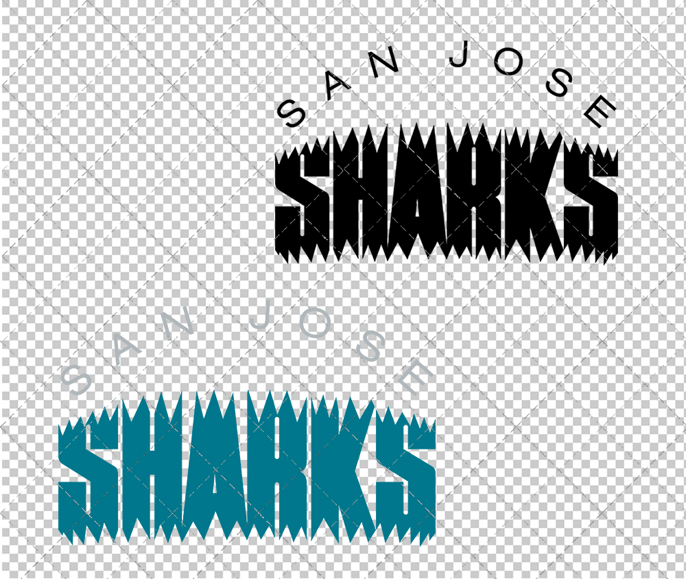 San Jose Sharks Wordmark 1991 002, Svg, Dxf, Eps, Png - SvgShopArt