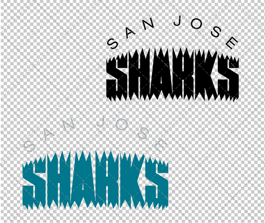 San Jose Sharks Wordmark 1991 002, Svg, Dxf, Eps, Png - SvgShopArt