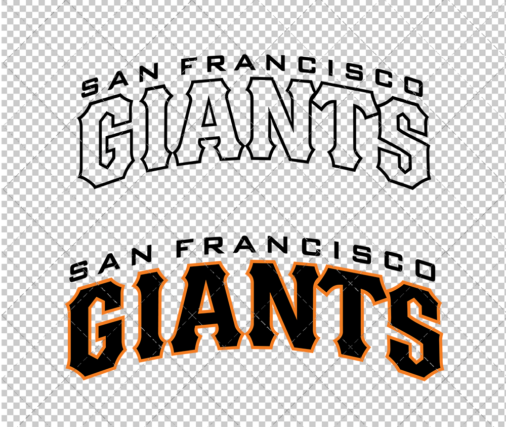 San Francisco Giants Wordmark 1994, Svg, Dxf, Eps, Png - SvgShopArt