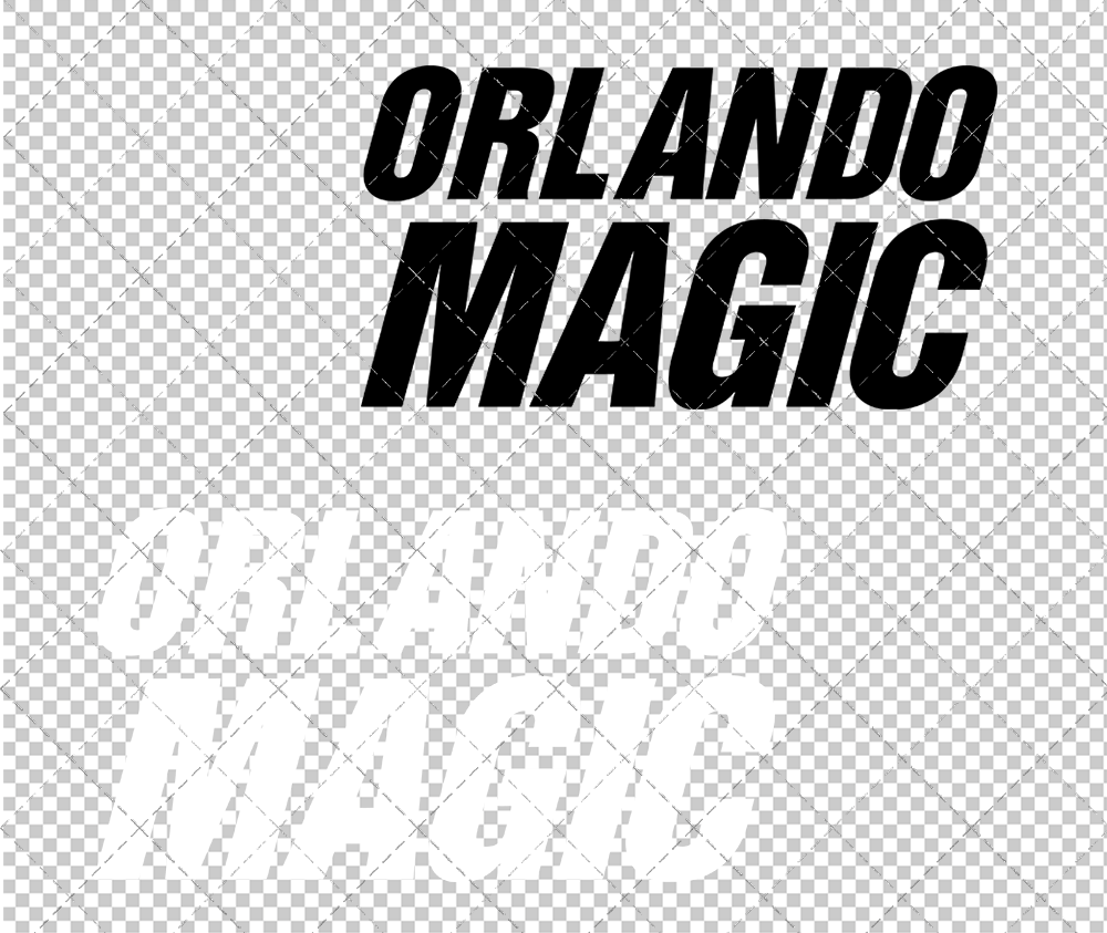 Orlando Magic Wordmark 2000 002, Svg, Dxf, Eps, Png - SvgShopArt