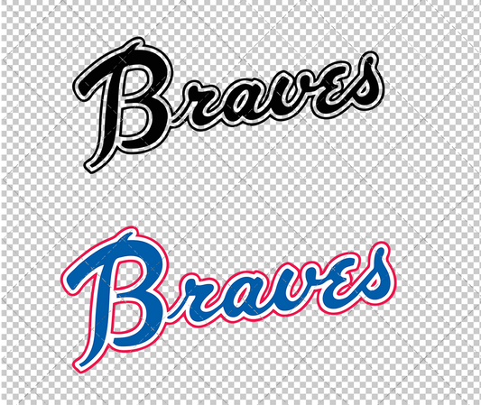 Atlanta Braves Jersey 1972, Svg, Dxf, Eps, Png - SvgShopArt