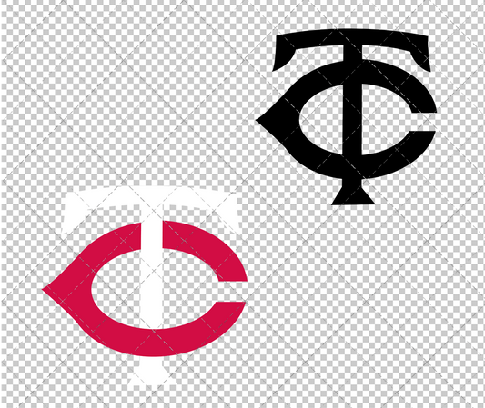 Minnesota Twins Cap 2010, Svg, Dxf, Eps, Png - SvgShopArt