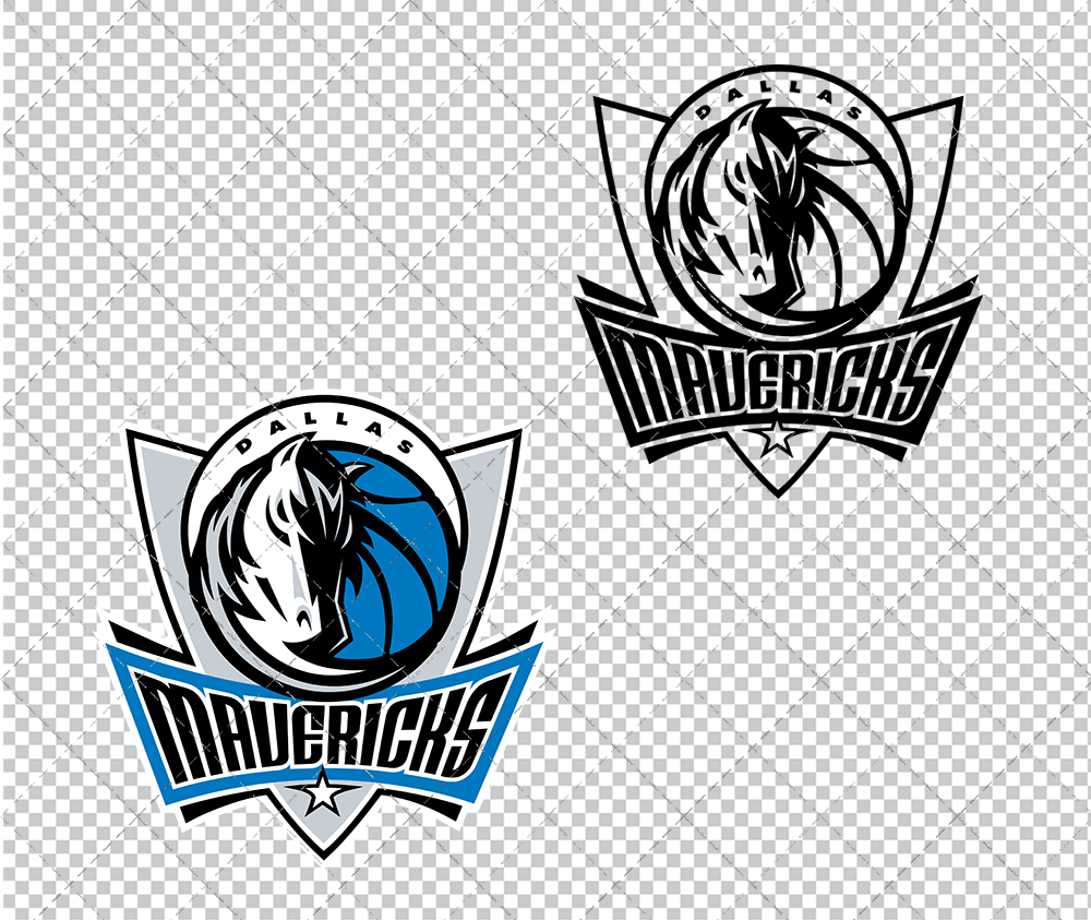 Dallas Mavericks 2001, Svg, Dxf, Eps, Png - SvgShopArt